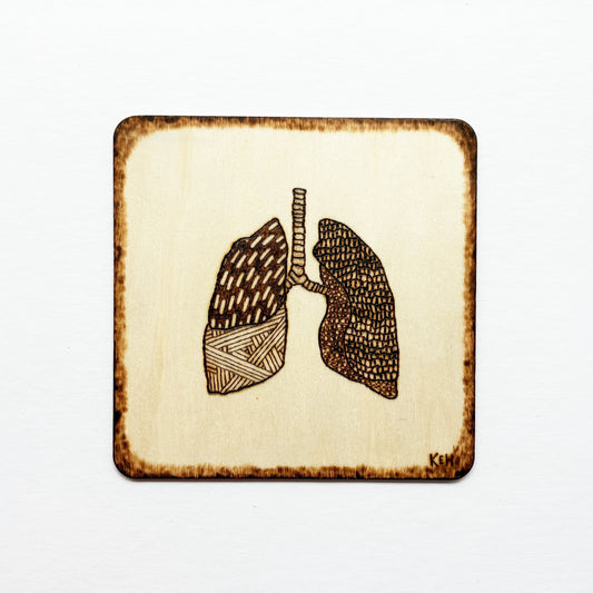 Patterned Lungs | Small Wall Hanging