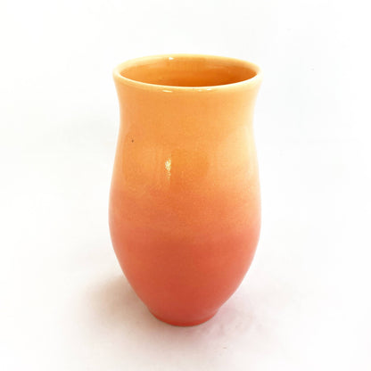 Colorful Ombre Bud Vase | Large Peach and Pink