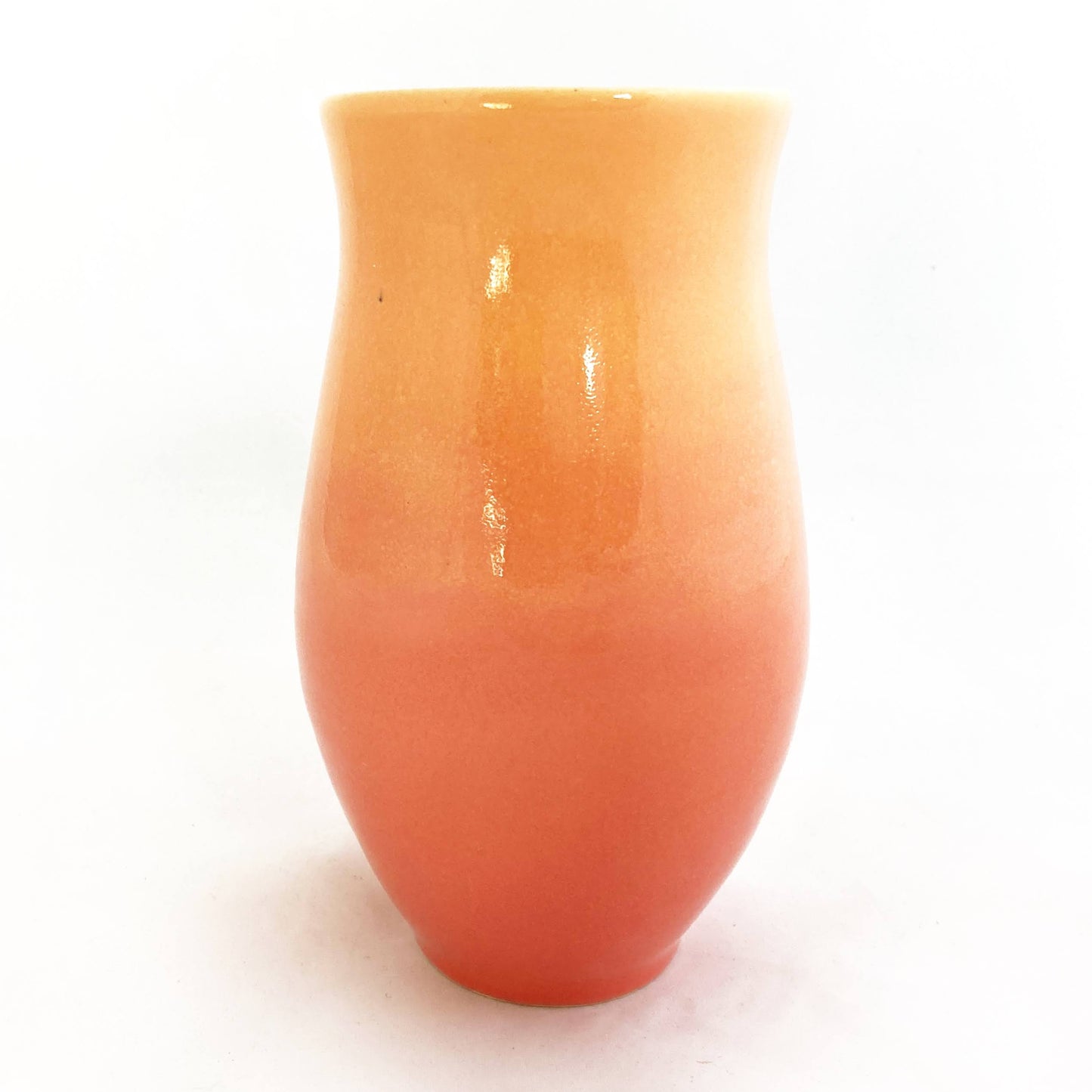 Colorful Ombre Bud Vase | Large Peach and Pink