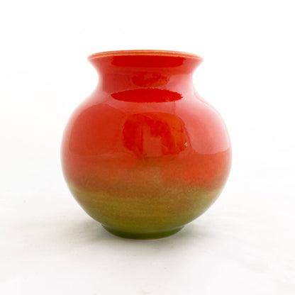 Colorful Ombre Bud Vase | Small Orange and Green