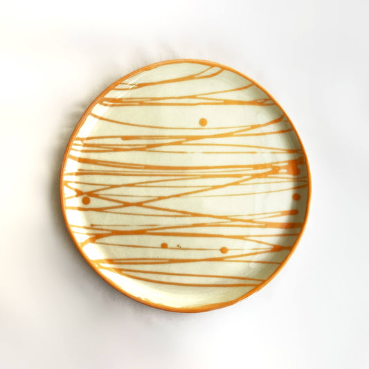 Delicate Dessert Plate | Orange Drizzle